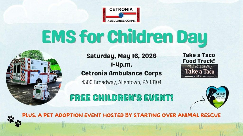 Flyer for 2026 EMS for Children Day event.